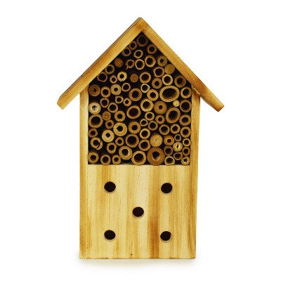 Evergreen Log Cabin Wooden Bee House