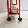 Chery Life Red Storage Tower Rack with Wheels & 6 Baskets For Kitchen,Bathroom, Laundry - 4 of 4