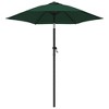 vidaXL Parasol Green 78.7"x83.1" Aluminum - 2 of 4