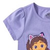 DREAMWORKS GABBY'S DOLLHOUSE Girls Short Sleeve T-Shirt and Legging Pants Set for Toddlers to Big Kids - 4 of 4