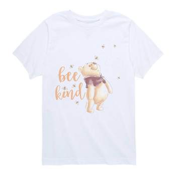 Boys' Winnie The Pooh Bee King Short Sleeve Graphic T-Shirt - White