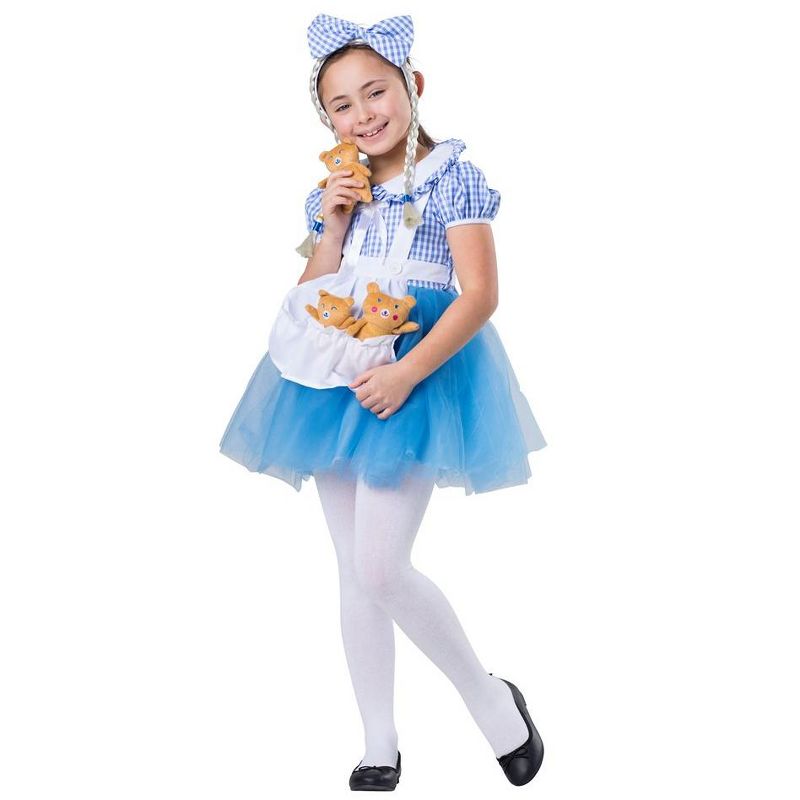 Dress Up America Goldilocks Costume for Girls - Storybook Character Costume, 3 of 4