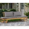 FDW Outdoor Couch Patio Couch Daybed with Adjustable Armrest & Cushion - 3 of 4