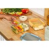 LunaLulinlk 3.4Cup 2 Pack Glass Meal Prep Sets Leak-Proof Glass Food Storage Containers with Airtight BPA-Free Plastic Lids - 4 of 4