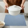 REGALWOVEN Placemats Set of 6 Woven Placemats for Dining Table Decor Indoor Washable Kitchen Table Mat Wipe Clean - 4 of 4