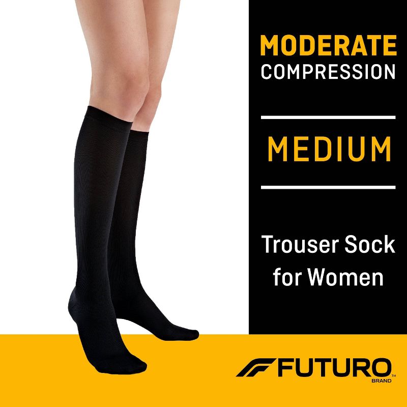 FUTURO Trouser Socks for Women, Relieves Spider and Varicose Veins, 4 of 11