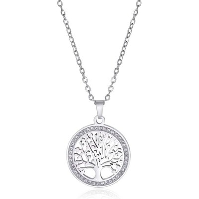 white gold single pendant