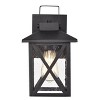 Chloe Lighting Lawrence Transitional 1 Light Textured Black Outdoor Wall Sconce 11" Height - 2 of 4