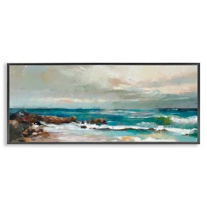 Stupell Industries Rocky Ocean Waves, 24" x 10" - 1 of 4