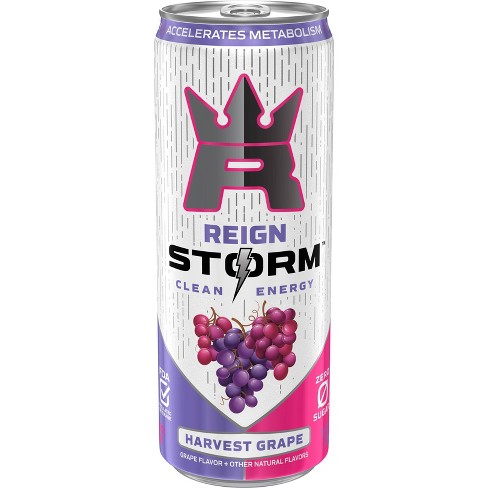 Reign Storm Harvest Grape Energy Drink 12 Fl Oz Cans Target