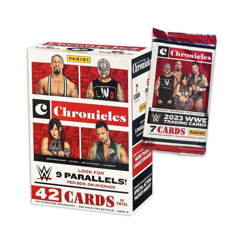 2023 Panini Chronicles WWE Wrestling Trading Cards Blaster Box, 2 of 4
