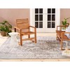 Sofia Ivy 7'9" x 10'2" Outdoor Patio Rug Gray - Nicole Miller: Woven, Weather-Resistant Area Rug - 2 of 4