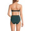 Lands' End Women's Chlorine Resistant Shine Twist Front Bandeau Bikini Swimsuit Top - 2 of 4