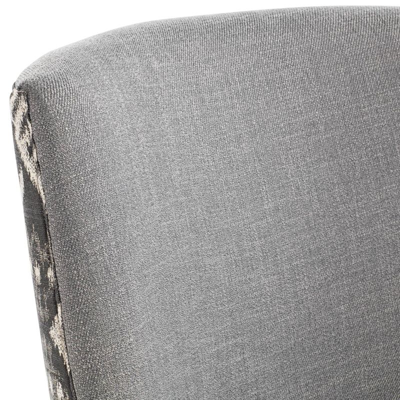 55 Downing Street Kasen Printed Gray Fabric Modern Dining Chair, 3 of 10