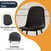 PAGED Dining Chairs Modern Medieval Style Living Room Chairs with Metal Legs for Living Room - 2 of 4