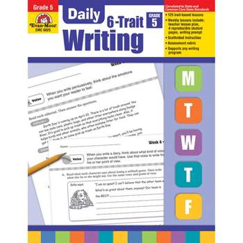 Evan-Moor Educational Publishers Daily 6-Trait Writing Book, Grade 5