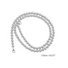 Unique Bargains Faux Pearl Handbag Strap Silver Tone 1 Pc - 2 of 4