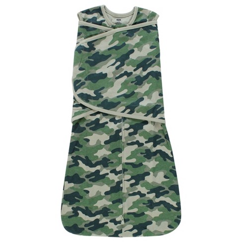 Hudson Baby Convertible Swaddle Sleep Sack, Camo - image 1 of 4