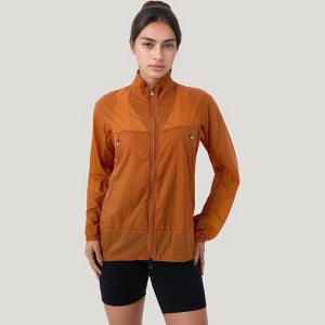 Anna-Kaci Active Women's Full Zip Sun Protection Jacket with Long Sleeves and High Neck - 1 of 4
