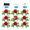 Unique Bargains Wedding Decoration Artificial Car Flowers 1 Pc - 3 of 4