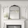 Apmir Arch High Quality Aluminum Alloy Framed French Cleat Mounted Baroque Wall Decor Bathroom Vanity Mirror with 3-Year Warranty - 2 of 4