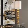Uttermost Selim Gold Buffet Lamp – Tall 39.75” Metal & Concrete Accent Lighting - 2 of 3
