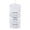 Hastings Home Hanging Dual-Sided Wrapping Paper Storage and Organizer With Clear Compartments - White - image 2 of 4