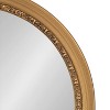 Kate & Laurel All Things Decor 26"x26" Wildomar Round Wall Mirror Gold - 2 of 4