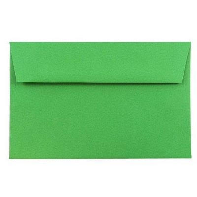 Jam Paper A9 Colored Invitation Envelopes - 5 3/4 X 8 3/4 - Green ...