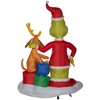Grinch Christmas Airblown Inflatable and Max w/Presents Scene Dr. Seuss , 6 ft Tall, Multi - 4 of 4