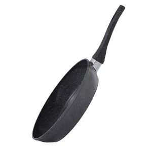 Lorren Home Trends 9.5" Ceramic Coated Fry Pan, Heat-resistent Handle, PFOA Free, Easy to Clean, Induction Compatible, Dark Grey - 1 of 4