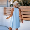 Women's Striped Button Down Shirt Dress - Cupshe - 4 of 4