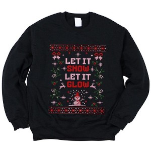 Simply Sage Market Women's Graphic Sweatshirt Let It Glow - 1 of 4