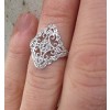 Pompeii3 1/5ct Vintage Diamond Ring 10K White Gold - 4 of 4