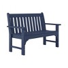 WestinTrends Malibu 5-Piece HDPE Outdoor Patio Furniture Couch and Rocking Chair Set - 4 of 4