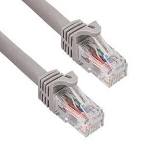 SANOXY Cables and Adapters; 20ft Cat6a 600 MHz UTP Snagless Ethernet Network Patch Cable, Gray - 1 of 3