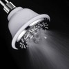 Aqua Dance Fixed Mount 5 Function Showerhead White/Chrome - Hotelspa - image 4 of 4