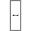 PosterPalooza | Panoramic Distressed Black Picture Frame - UV Acrylic, Foam Board Backing, Hanging Hardware - 2 of 4
