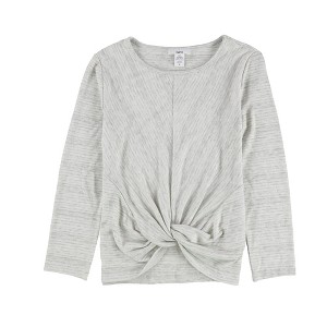 bar III Womens Knot Basic T-Shirt - 1 of 2