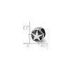 Black Bow Jewelry Sterling Silver Star Bead Charm - 2 of 3