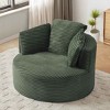 Aukfa 49" Oversized Accent Corduroy Lounge Chair with Memory Foam , No Assembly Required, for Living Room & Bedroom - 2 of 4
