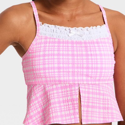 Art Class Girls' Picnic Prep Bikini Set - art class™ Pink L — фото 3