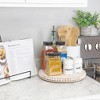 AuldHome Design 13" Wood Beaded Lazy Susan Organizer; Decorative Rustic Boho Style Turntable for Dining and Pantry Storage - 4 of 4