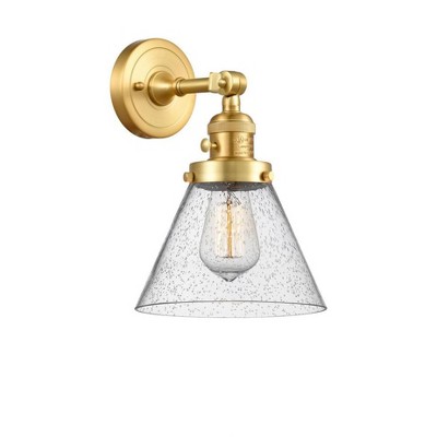Cone - 1 Light Wall Sconce In Industrial Style-10 Inches Tall and 8 Inches Wide