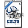 Trends International NFL Indianapolis Colts - Drip Helmet 20 Framed Wall Poster Prints - 3 of 4