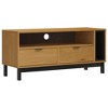 vidaXL TV Stand FLAM 43.3 in.x15.7 in.x19.7 in. Solid Wood Pine - 2 of 4