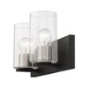 Livex Lighting Zurich 2 - Light Vanity in  Black/Brushed Nickel - 2 of 4