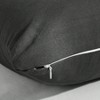 Ultra Soft Microfiber Pillow Cover 21x54 with Hidden Zipper, Black - 3 of 4
