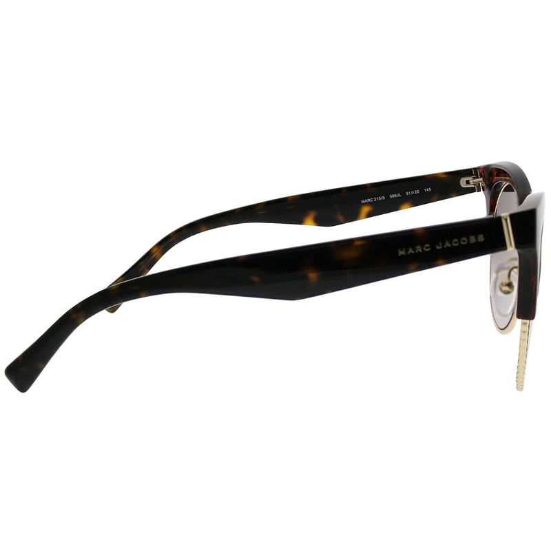 Marc Jacobs Marc 215/S 086 Womens Cat-Eye Sunglasses Dark Havana Gold 51mm, 3 of 4