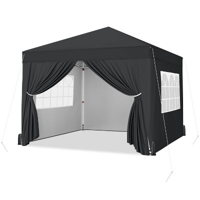 Yaheetech 12x12 FT Pop Up Canopy Tent with 4 Sidewalls and Roller Bag